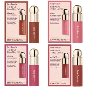 NW Rare Beauty by Selena Gomez x4 Mini Soft Pinch Tinted Lip Oil Stain